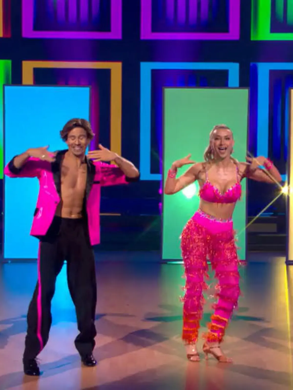 Bild zu: "Sensationeller Jive von Joel Mattli und Anna-Carina Woitschack"