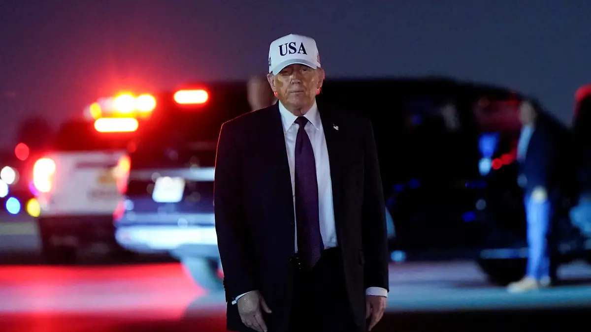 US-Präsident Donald Trump kommt am 27. Februar in West Palm Beach an