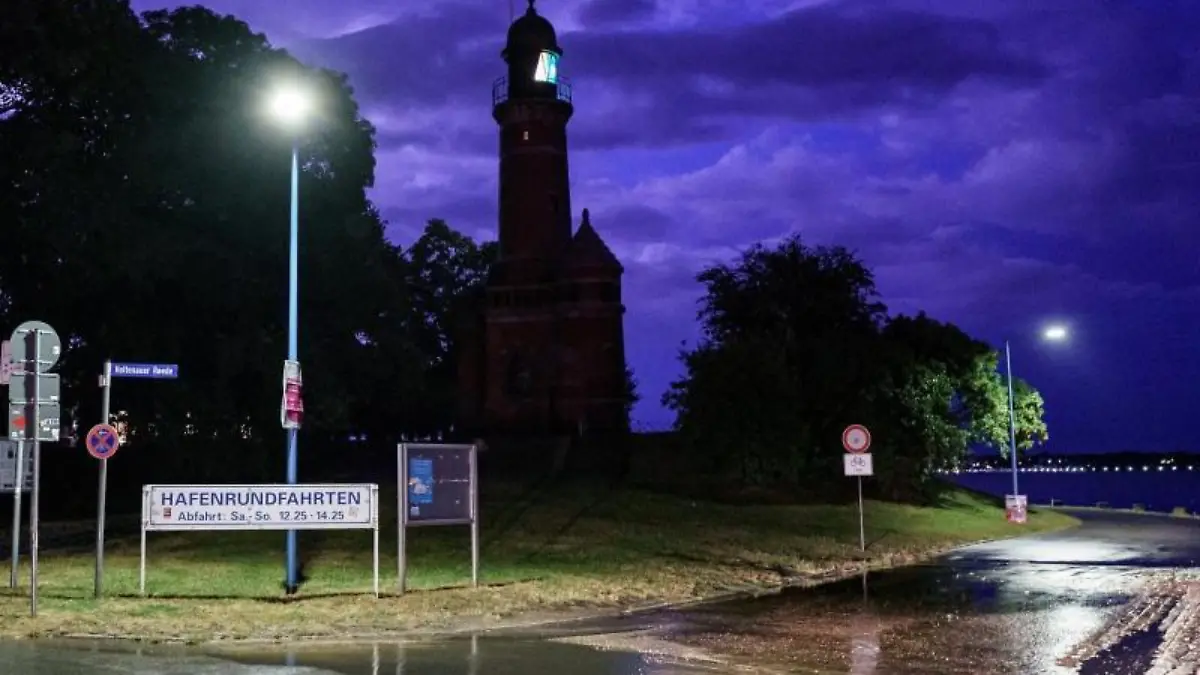 Gewitter und Starkregen in Kiel