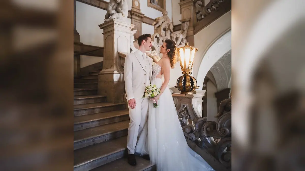 David Schumacher und seine Vivien haben geheiratet.