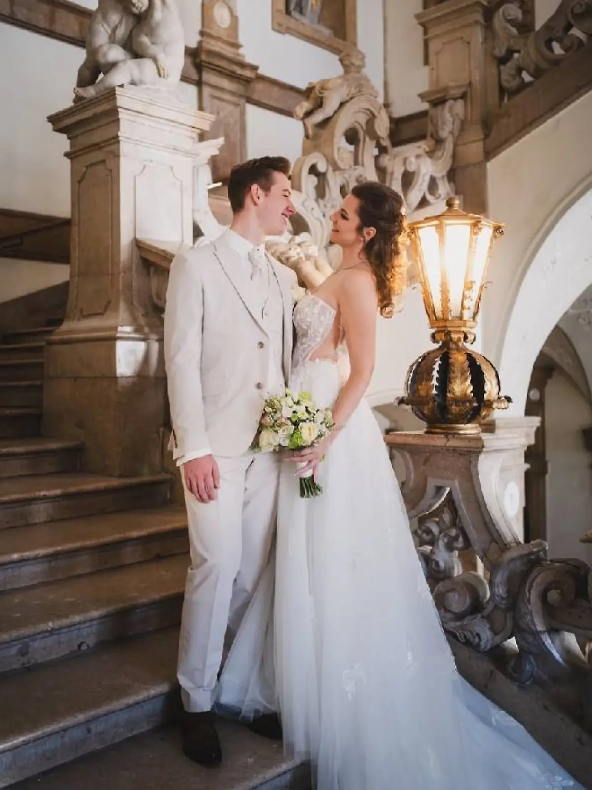 David Schumacher und seine Vivien haben geheiratet.