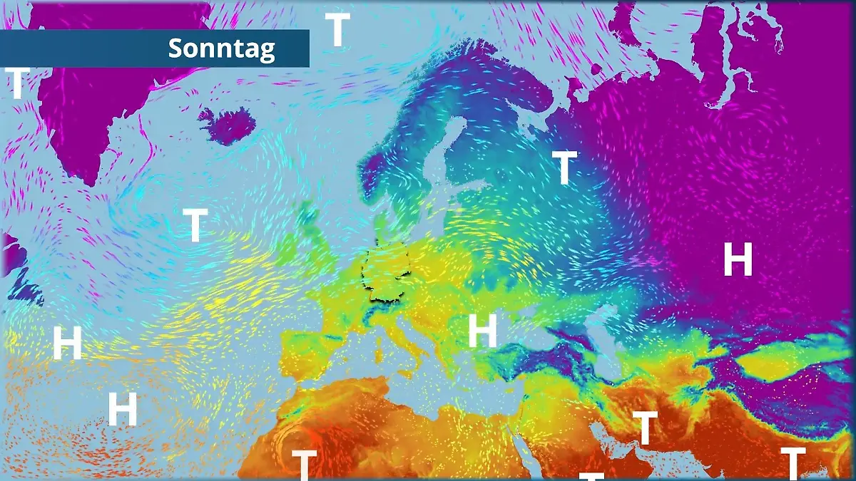 Nächste Woche breitet sich die Frühlingswärme erneut aus Der Strömungsfilm für Europa für 5 Tage