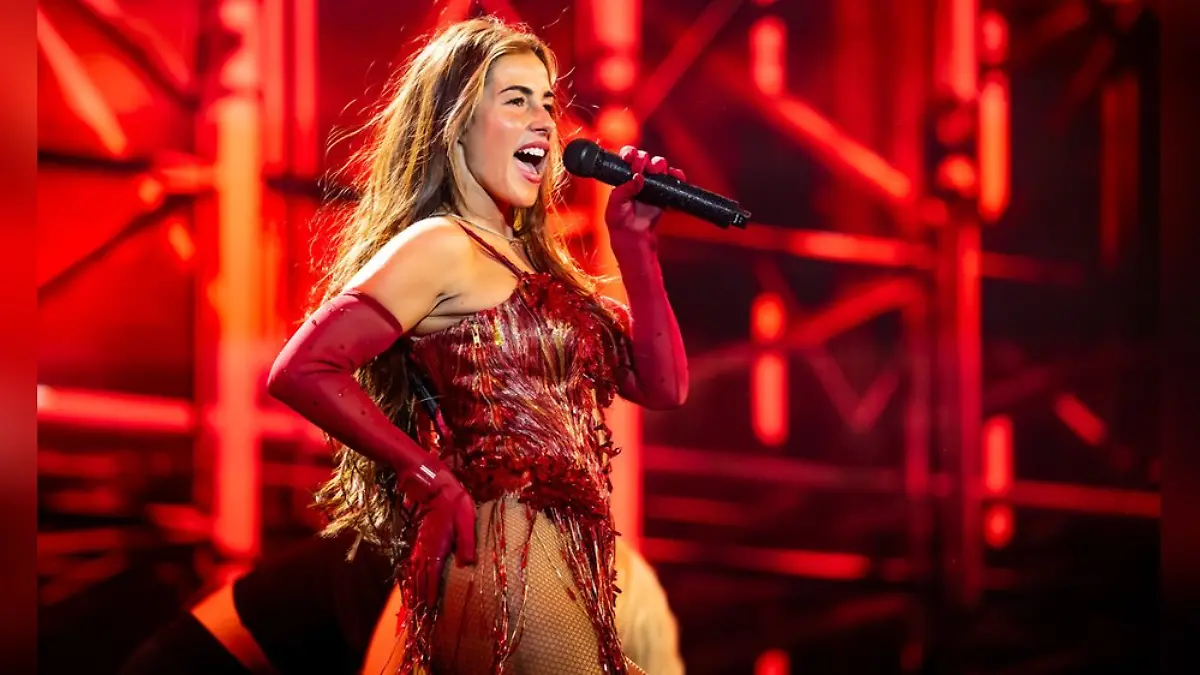 Sarah Engels bei den Proben zum Vorentscheid „Eurovision Song Contest - Das deutsche Finale 2026”.