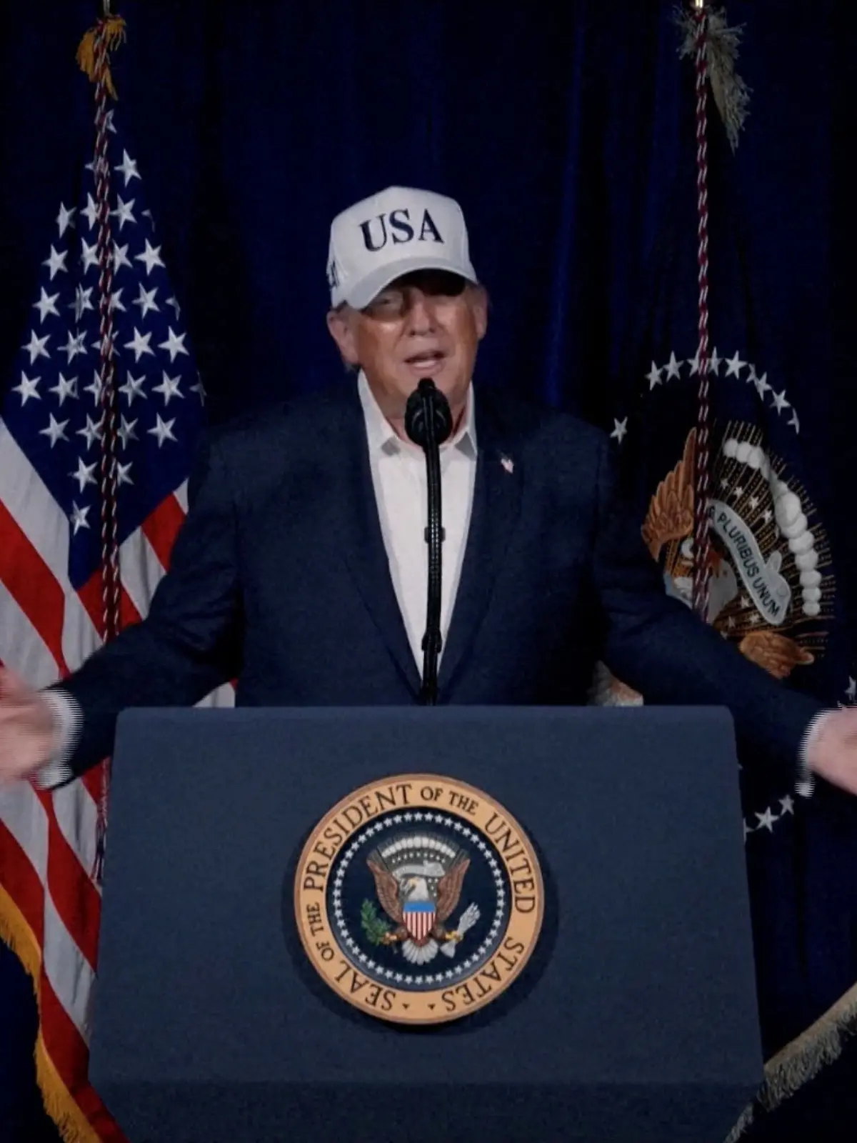 U.S. President Trump says U.S. had begun \major combat operations\ in Iran