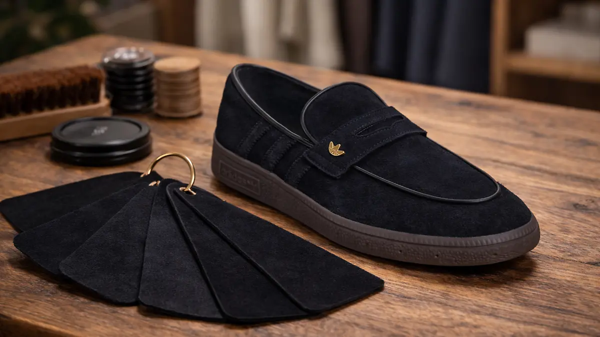 Schwarzer Loafer