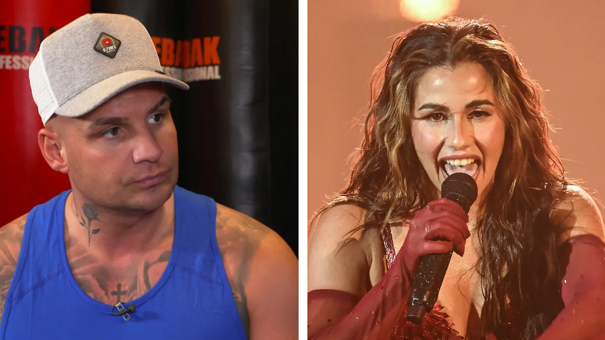 Collage Pietro Lombardi und Sarah Engels. 