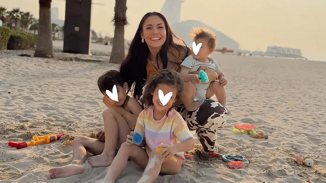 Fiona Erdmann rettet sich mit ihrer Familie von Dubai in den Oman