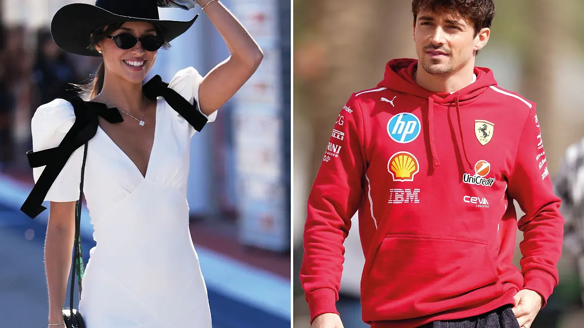 Sie sind nun verheiratet: Alexandra Saint Mleux und Charles Leclerc. (Archivbild)