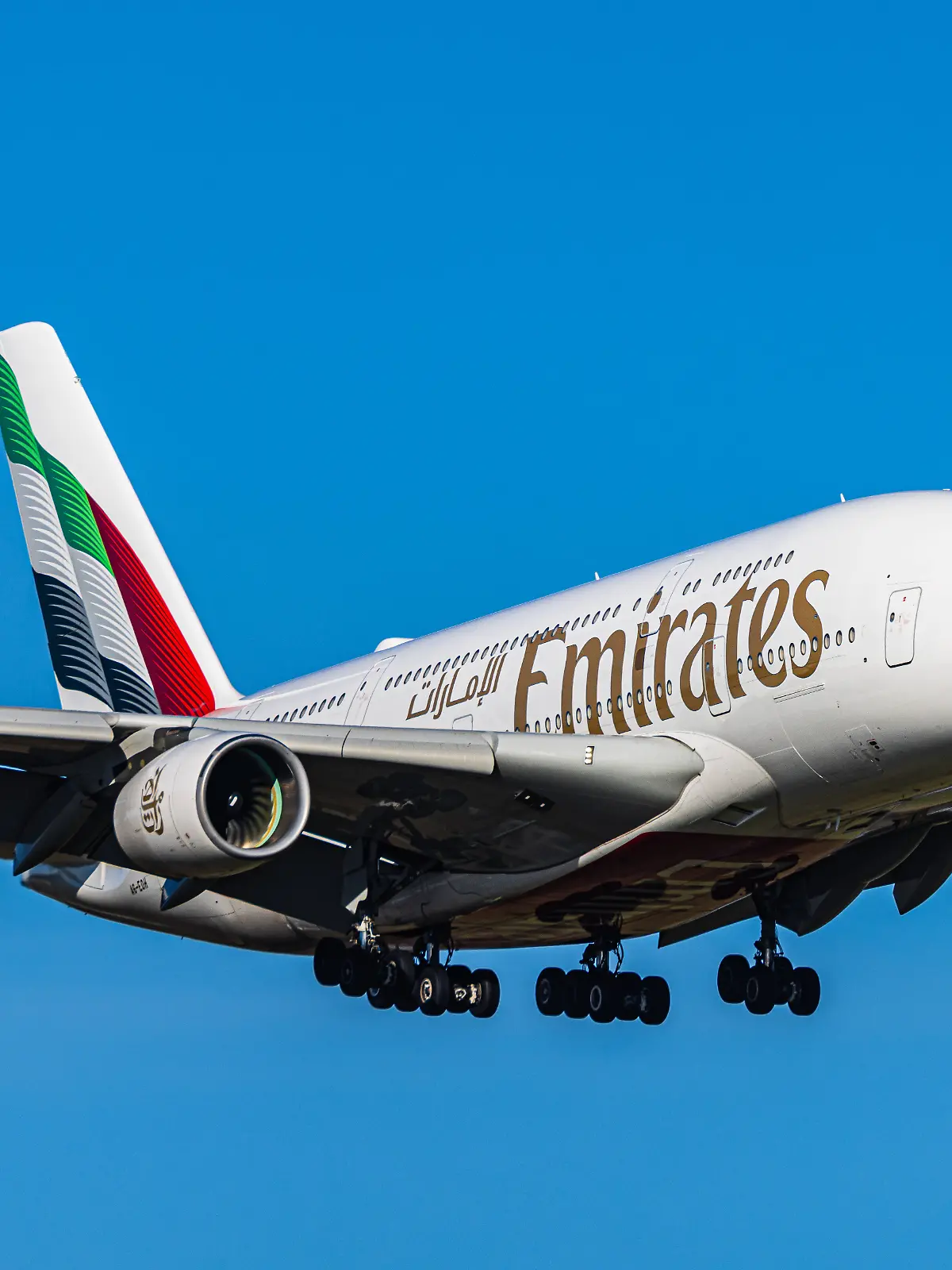 Ein A380 der Emirates hat die deutschen Urlauber nach Hause gebracht