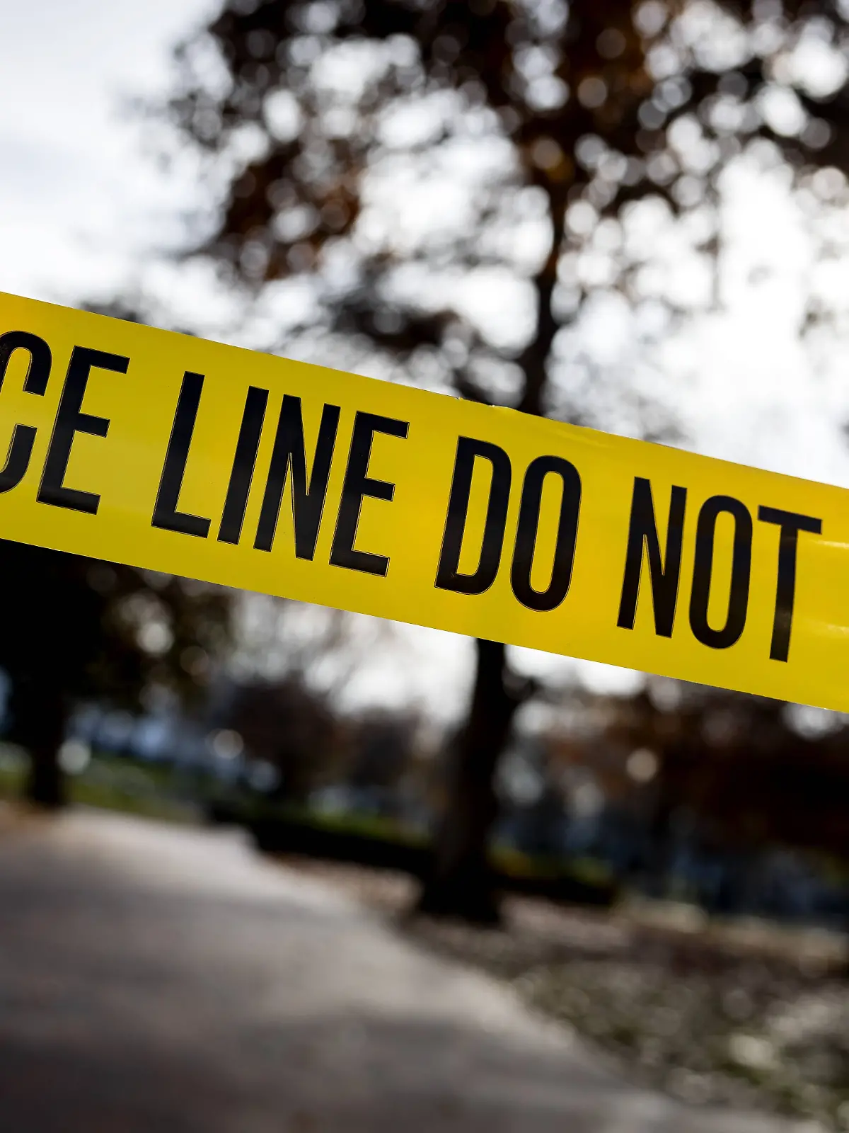 Ein Polizei-Absperrband in den USA. 