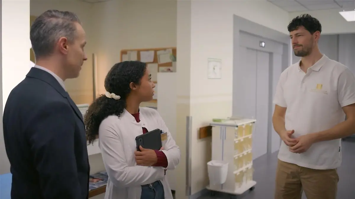 Kilian stellt Imani ihren neuen Arbeitskollegen vor Die AWZ-Wochenvorschau (Teil 2)