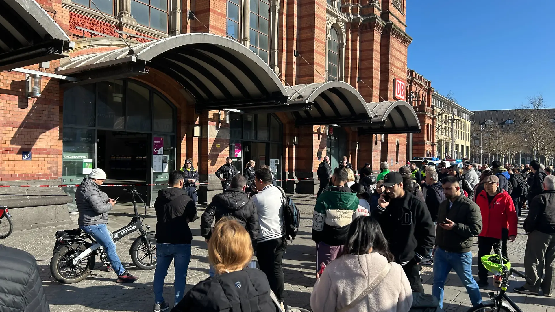 Bombendrohung am Bremer Hauptbahnhof 