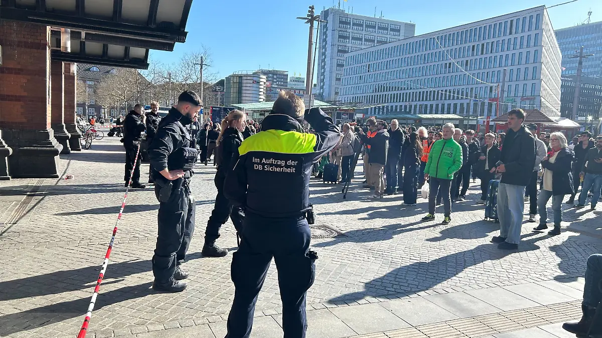 Drohung am Hauptbahnhof in Bremen 