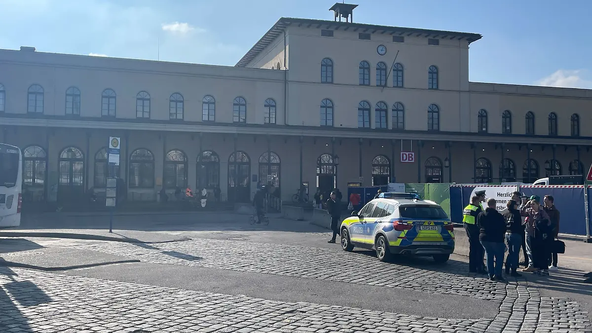 Hauptbahnhof in Augsburg 