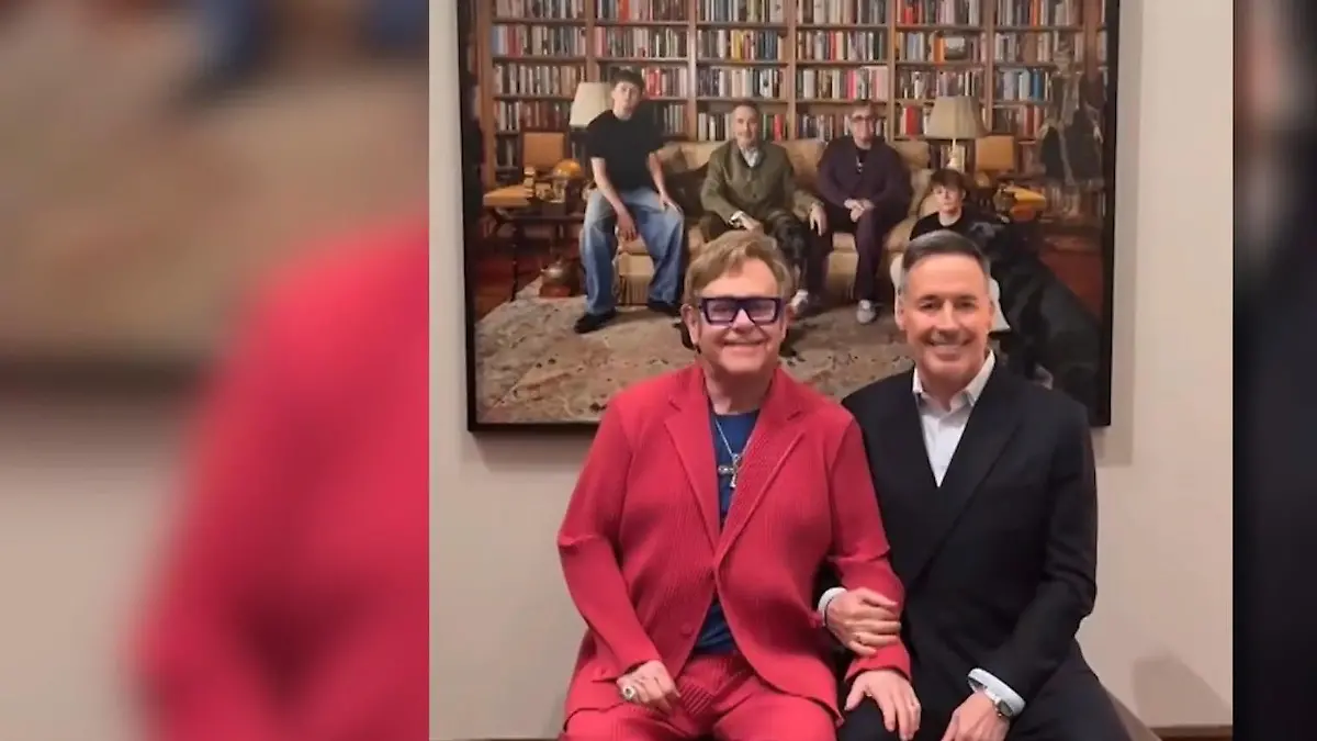 Mit besonderem Porträt! Elton John zeigt seine Teenie-Söhne „Wir sind stolz darauf“