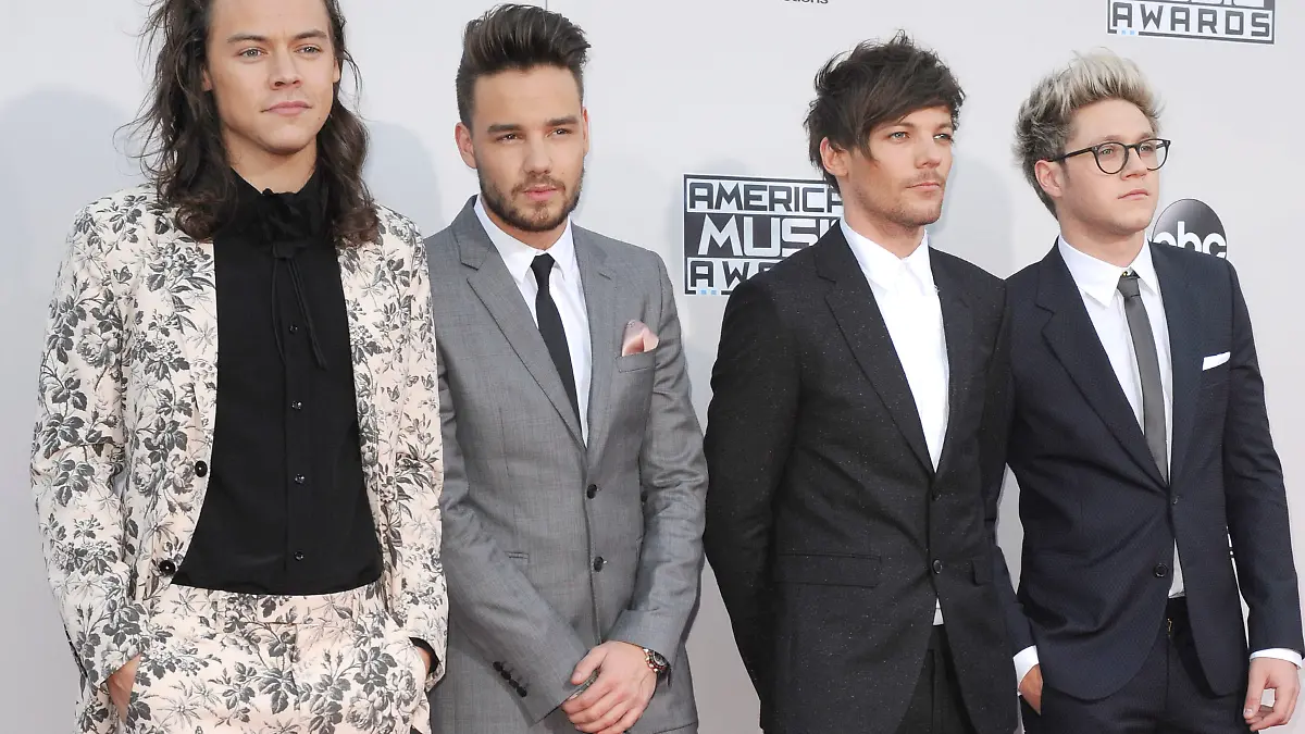 Liam  Payne,  Louis  Tomlinson,  Niall  Horan  and  Harry  Styles  of  One  Direction  at  the  2015  American  Music  Awards  held  at  the  Microsoft  Theater  in  Los  Angeles,  USA  on  November  22,  2015. xkwx actor,  actress,  celebrity,  hollywood,  redcarpet,  film,  movie,  event,  california,  star,  talent,  artist,  success,  premiere,  gala,  singer,  musician,  2012  amas