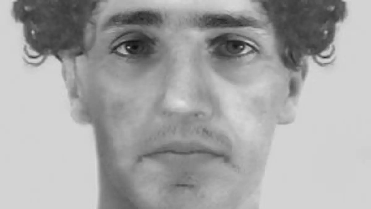 Mann auf Phantombild