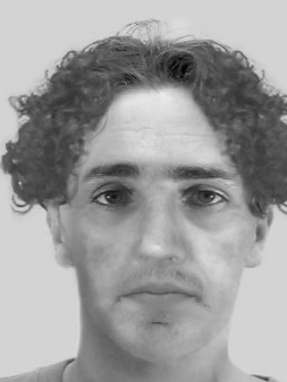 Mann auf Phantombild