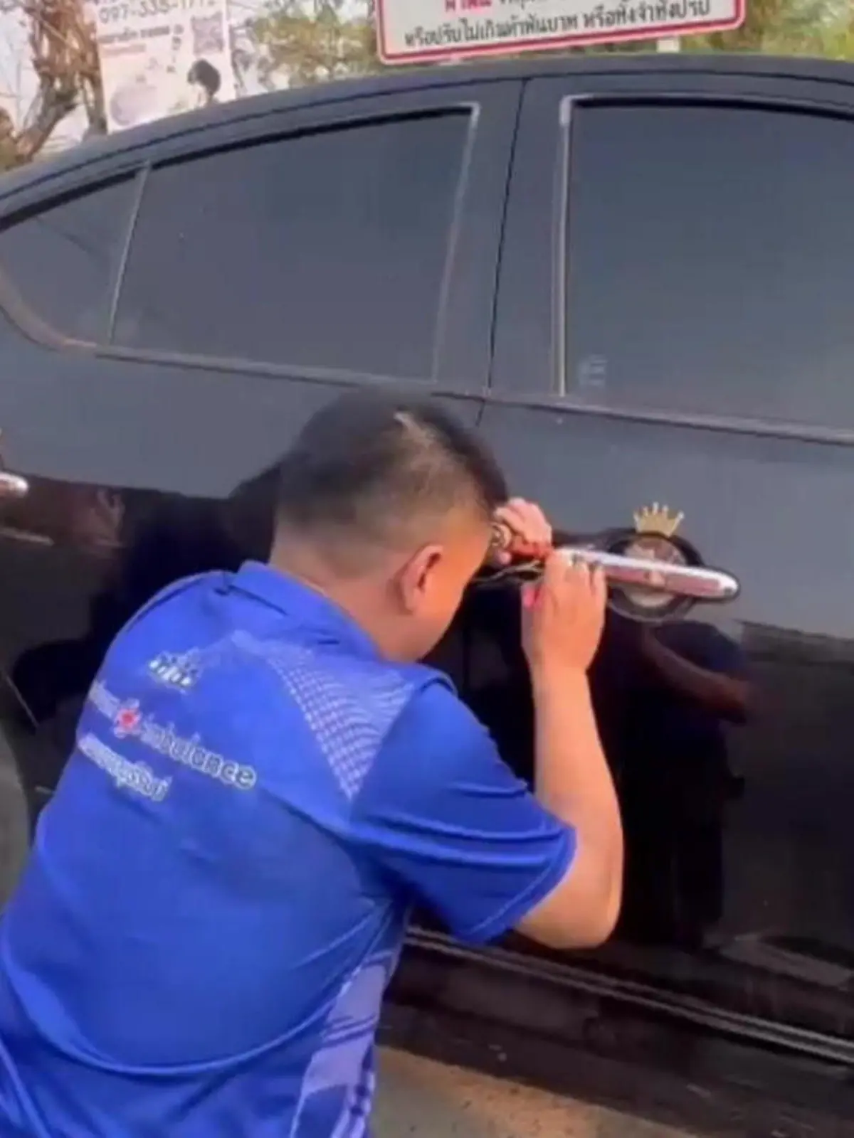 Bild zu: "Kinder (4) schließen sich in Auto ein – Polizei ruft IHN zur Hilfe!"