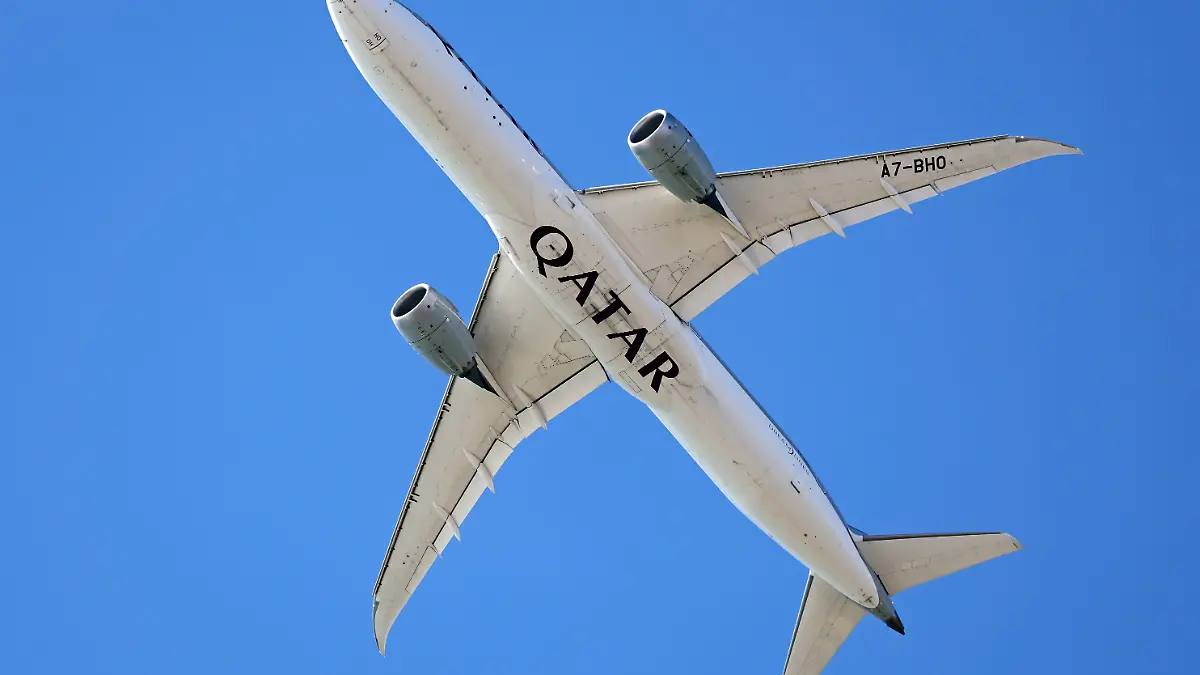 Ein Flugzeug der Airline Qatar Airways. (Symbolfoto) 
