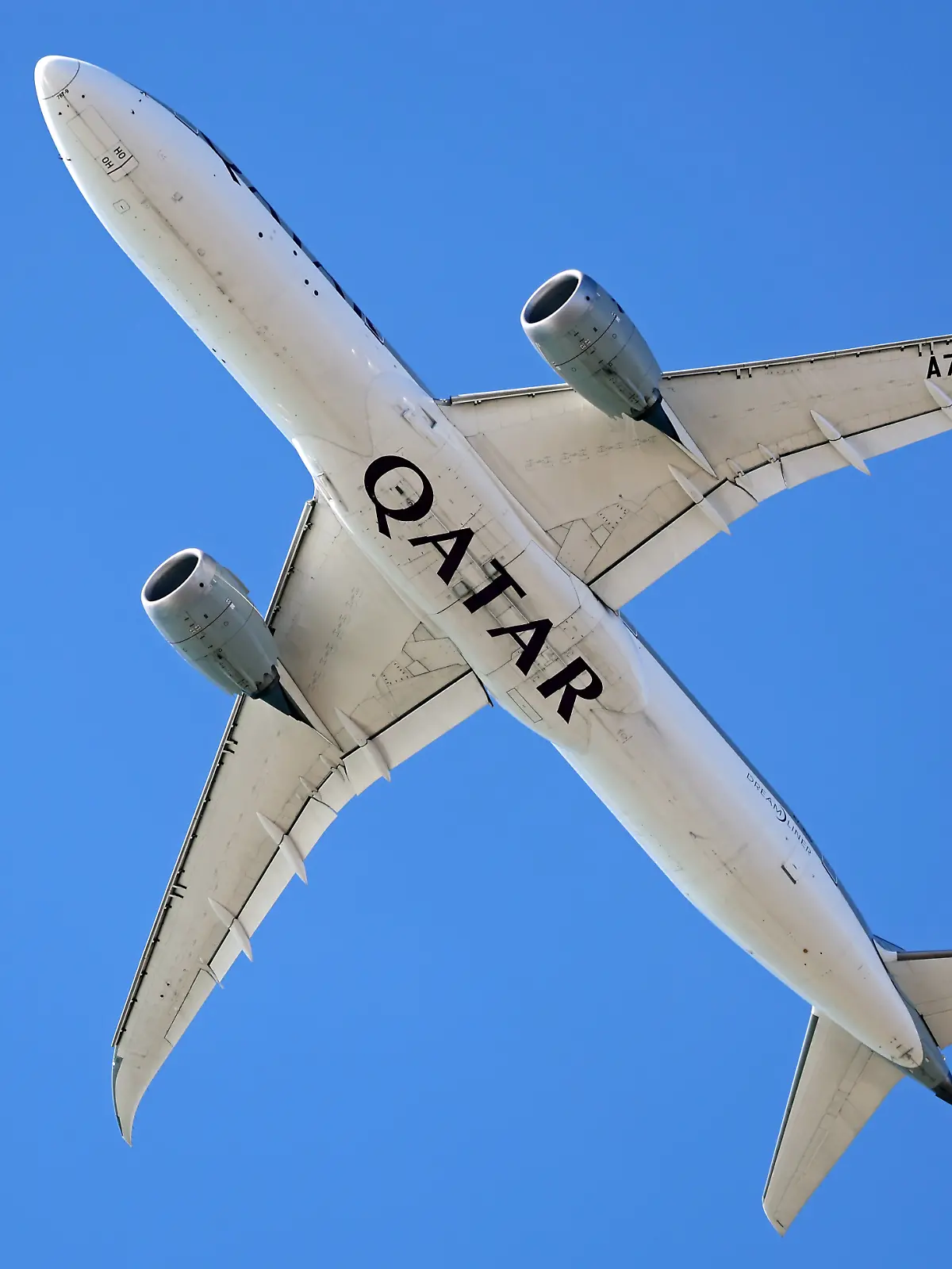 Ein Flugzeug der Airline Qatar Airways. (Symbolfoto) 