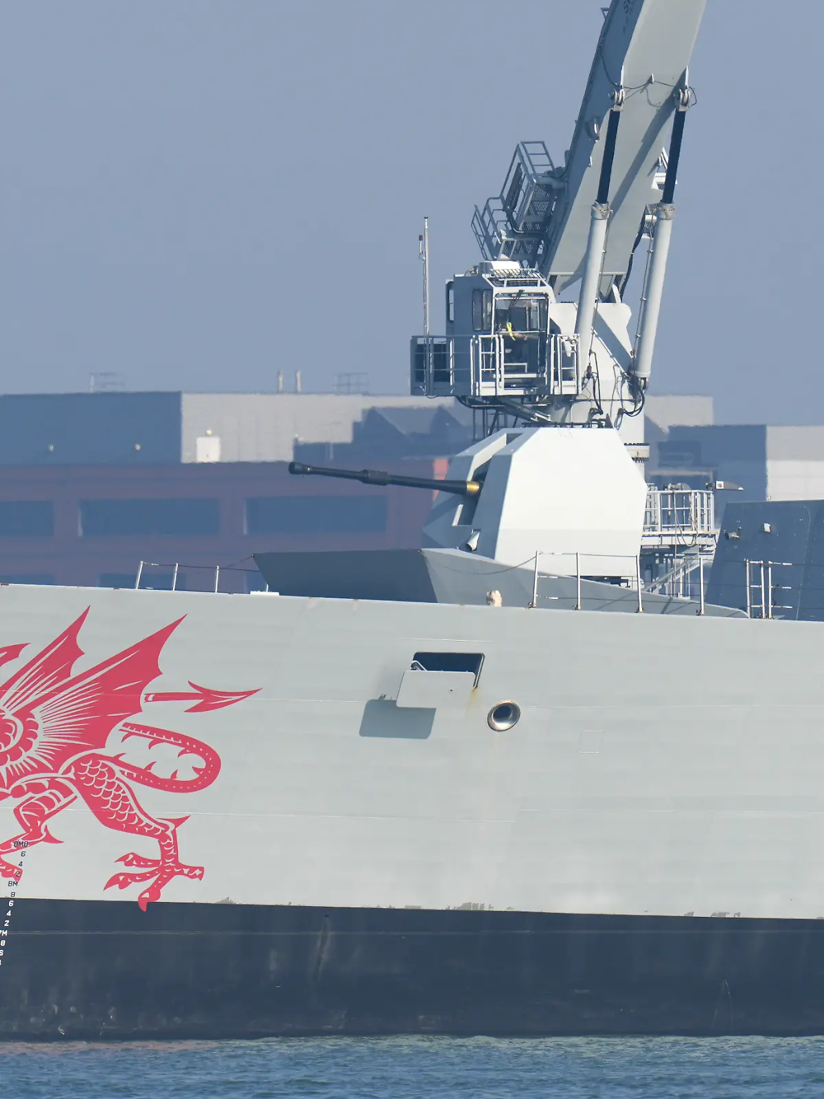 US and Israeli attacks on Iran. Equipment is brought on board the Royal Navy Type 45 destroyer HMS Dragon at the Upper Harbour Ammunition Facility (UHAF) in Portsmouth harbour, Hampshire, ahead of being deployed to to protect British military personnel in Cyprus. Picture date: Wednesday March 4, 2026. The UK will send helicopters with counter-drone capabilities and HMS Dragon, one of the Royal Navy's six Type 45 air defence destroyers, after RAF Akrotiri on Cyprus was hit by a drone. Photo credit should read: Andrew Matthews/PA Wire URN:83732609