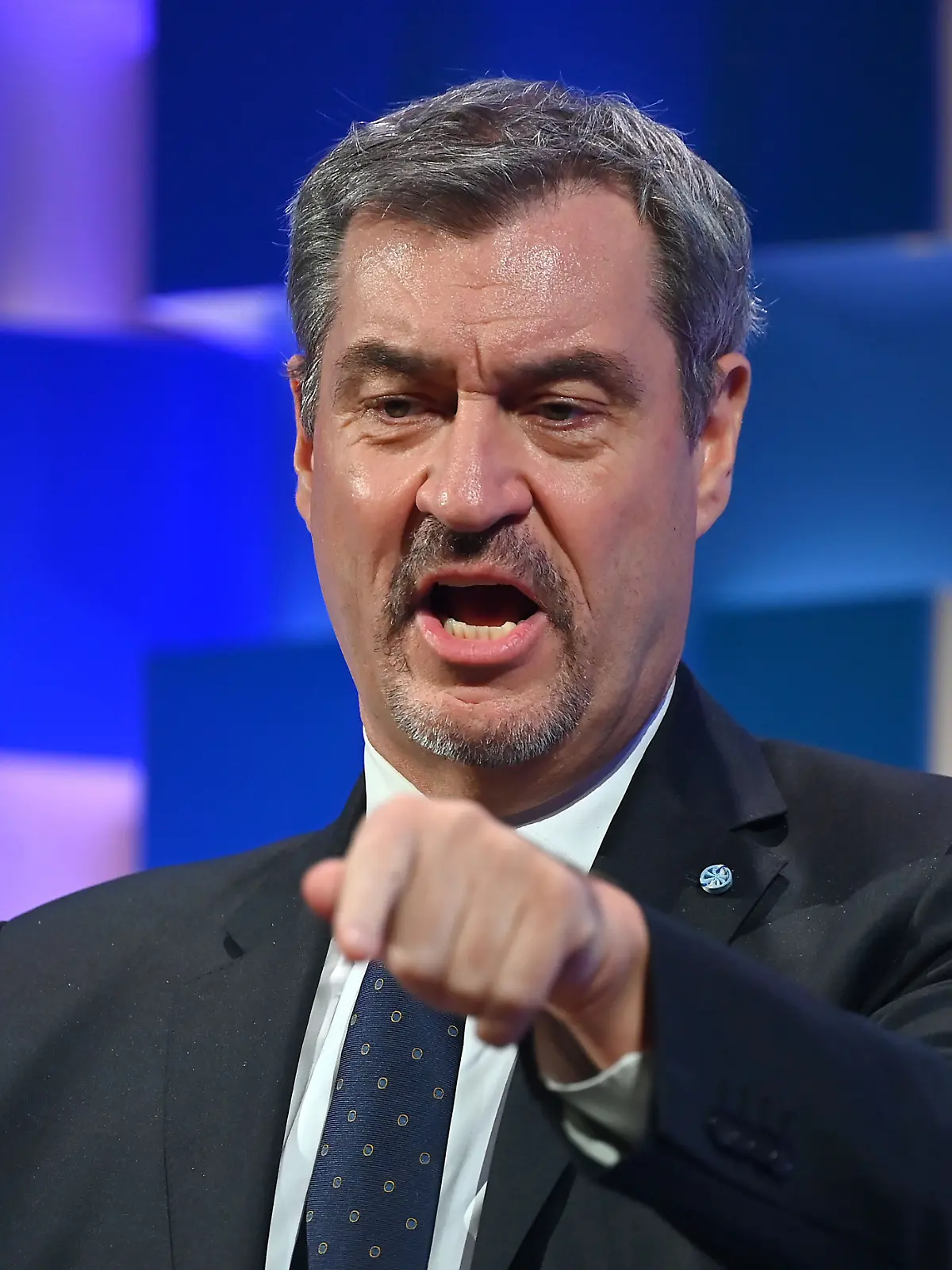 Eroeffnungsrede Markus SOEDER (Ministerpraesident Bayern und CSU Vorsitzender), Einzelbild,angeschnittenes Einzelmotiv,Portraet,Portrait,Porträt. ZDF Forum anlaesslich Internationale Handwerksmesse IHM Muenchen am 04.03.2026