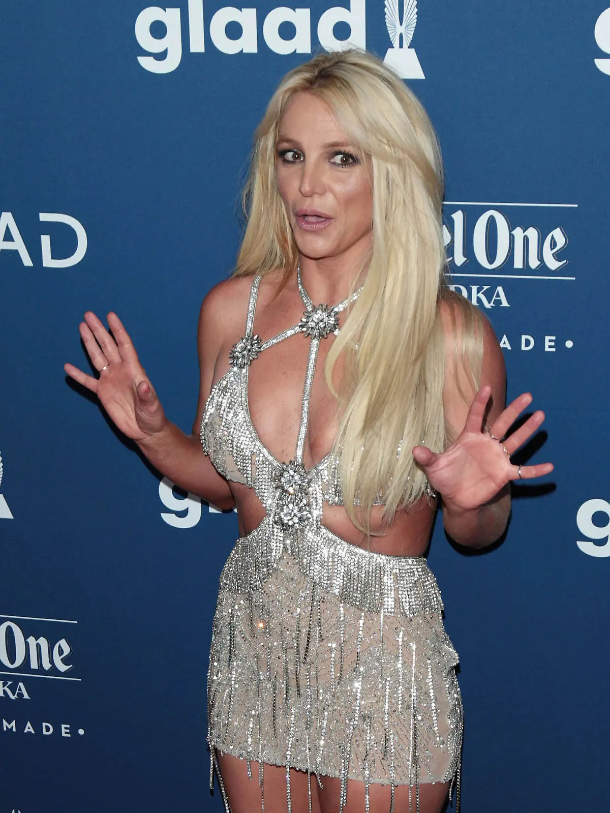 JULY 7th 2023: No charges will be filed in an incident of alleged assault claimed by Britney Spears against the security team of NBA phenom player Victor Wembanyama in Las Vegas, Nevada. - File Photo by: zz/GOTPAP/STAR MAX/IPx 2018 4/12/18 Britney Spears at the 29th Annual GLAAD Media Awards held on April 12, 2018 in Los Angeles, California.