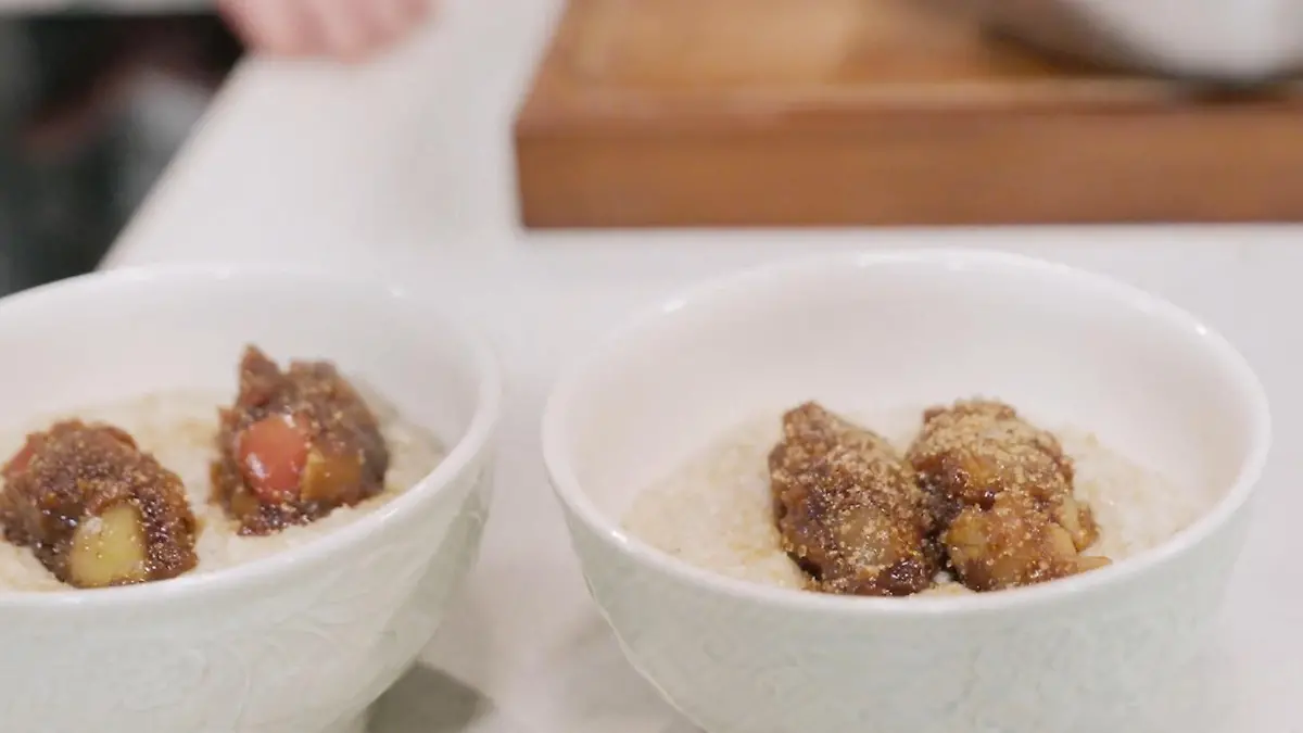 Johann Lafers Milchreis mit Apfelkompott: Herrlich cremig-sahnig! Wie in der Kindheit!