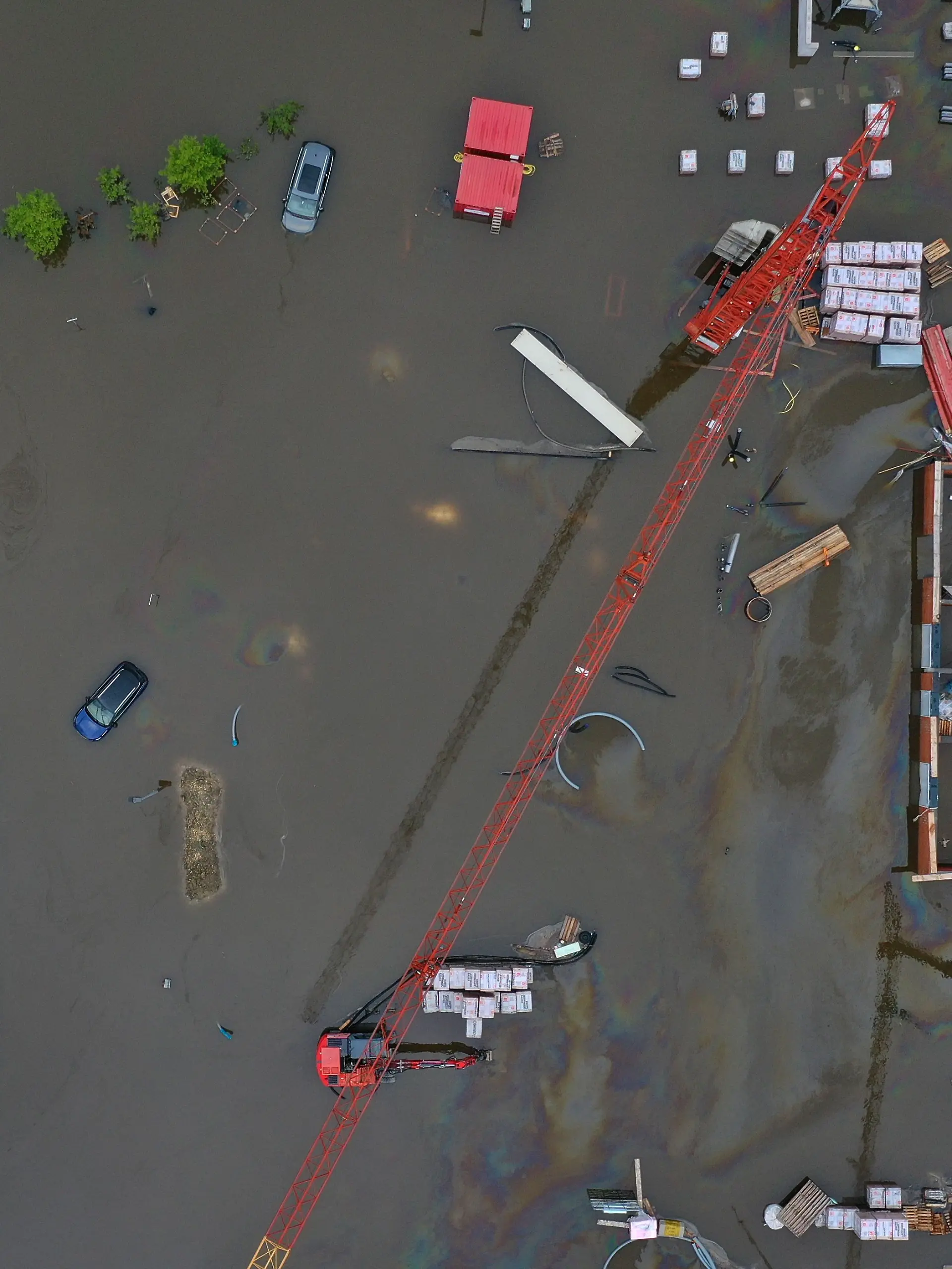 Hochwasser in Bayern - Offingen