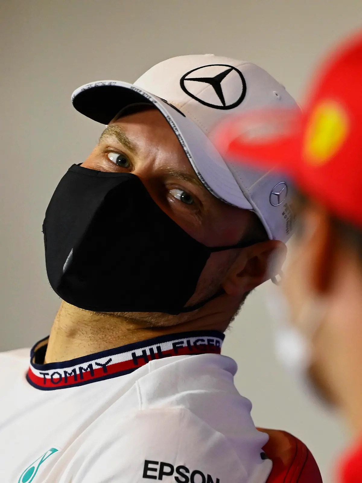  Formula 1 2021: British GP SILVERSTONE CIRCUIT, UNITED KINGDOM - JULY 15: Valtteri Bottas, Mercedes, in the press conference, PK, Pressekonferenz during the British GP at Silverstone Circuit on Thursday July 15, 2021 in Northamptonshire, United Kingdom. Photo by Mark Sutton / Sutton Images Images PUBLICATIONxINxGERxSUIxAUTxHUNxONLY GP2110_145634_MS25102