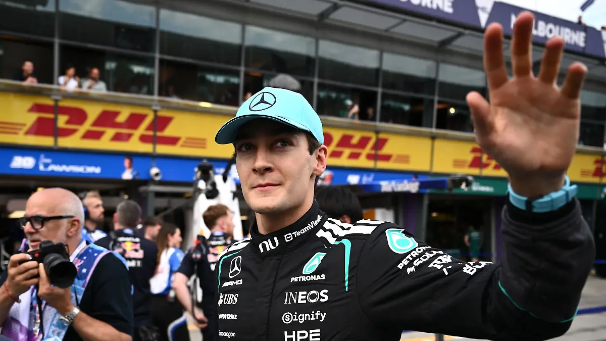 George Russell darf sich feiern lassen.