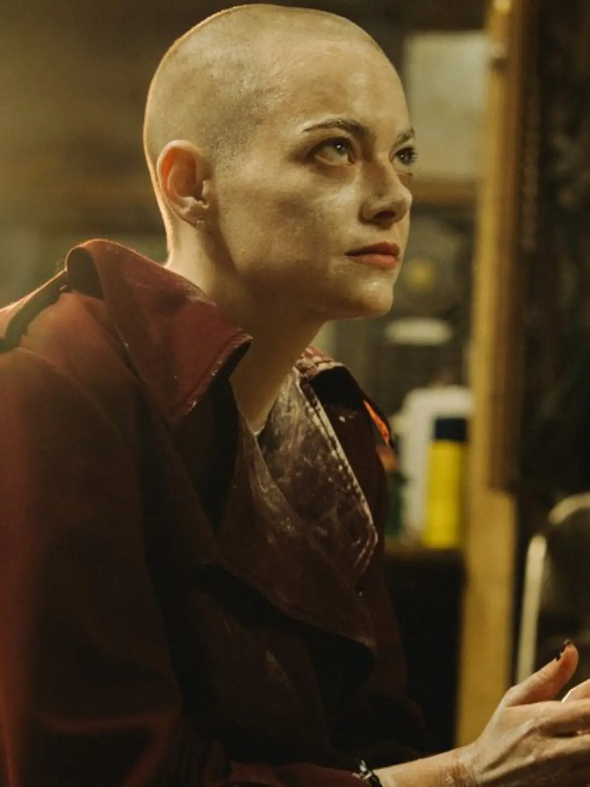 Emma Stone in "Bugonia".