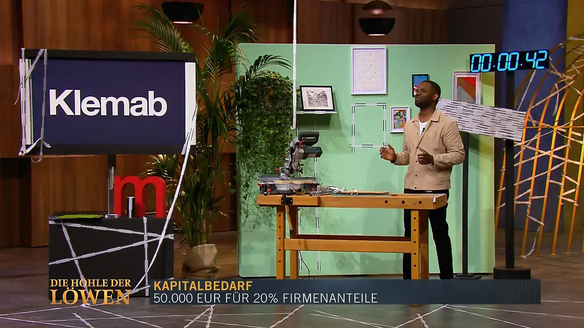 Begeistert „Klemab“ die Löwen? Pitch mit Maß und Ziel