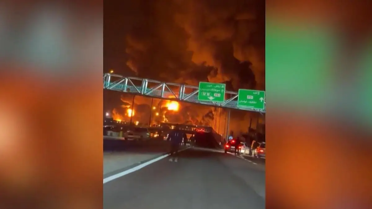 Apokalyptische Szenen in Teheran! Flammenmeer überrollt iranische Hauptstadt Menschen fliehen in Panik