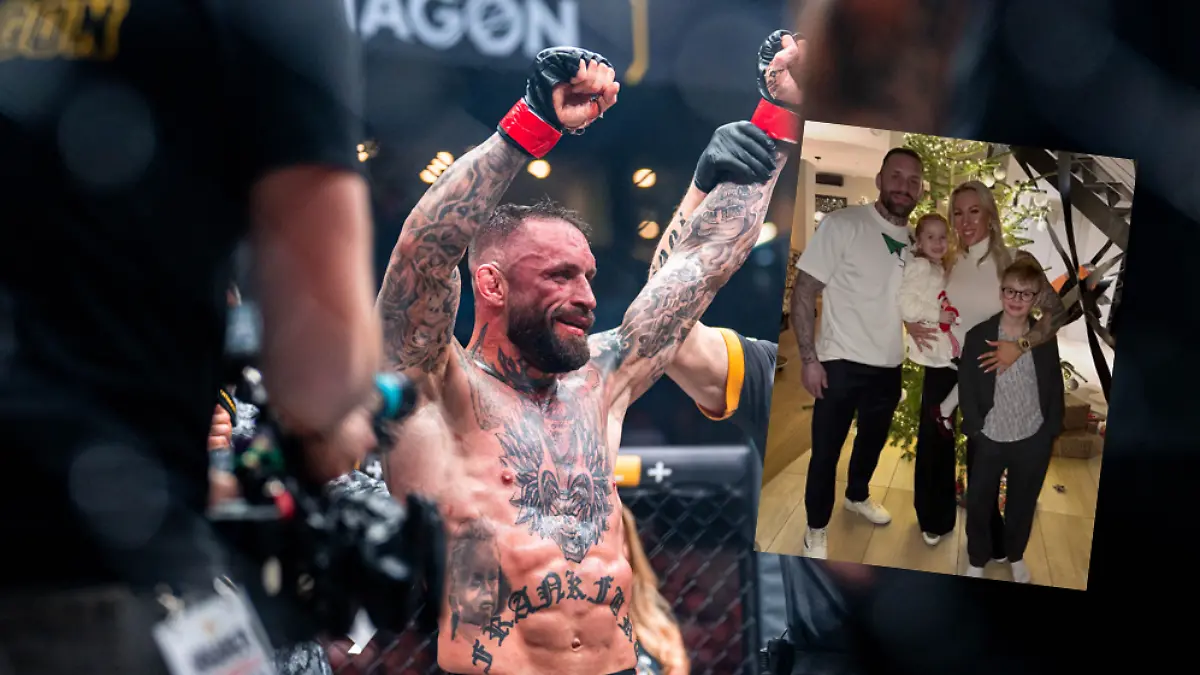 Bild zu: "MMA-Star Christian Eckerlin: So rührend gratulierten mir meine Kinder"