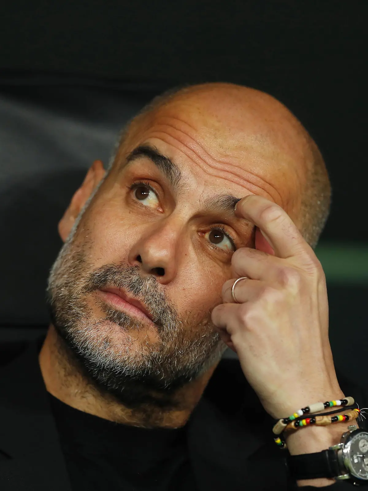 Josep Guardiola ManC, MAY 9, 2023 - Football / Soccer : UEFA Champions League Semi-finals 1st leg match between Real Madrid CF 1-1 Manchester City FC at the Estadio Santiago Bernabeu in Madrid, Spain. Noxthirdxpartyxsales PUBLICATIONxNOTxINxJPN 218123095