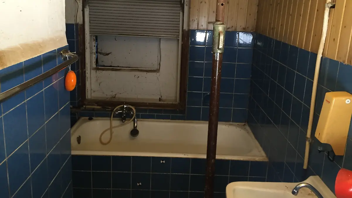 In dieser Badewanne starb eine 33-Jährige.