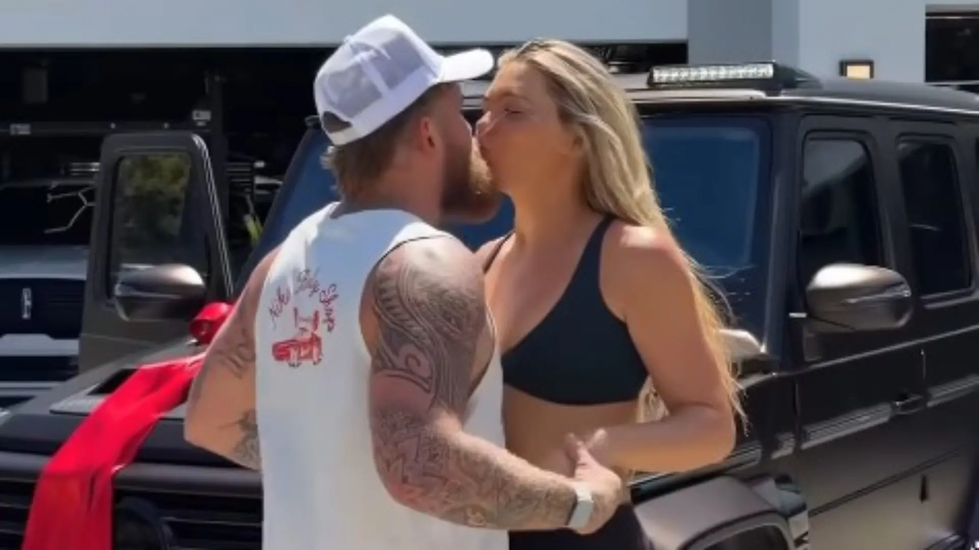 Jake Paul und Jutta Leerdam