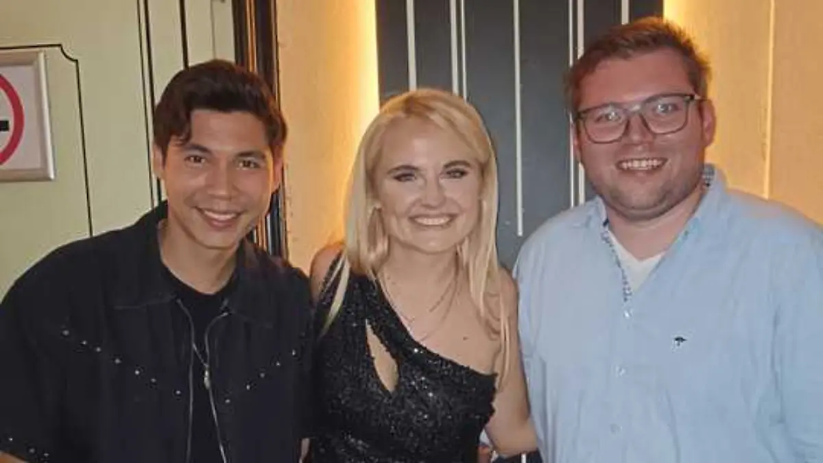 Das Schlager-Duo Laura und Mark im Interview mit RTL-Reporter Kai Franzke Jr. 