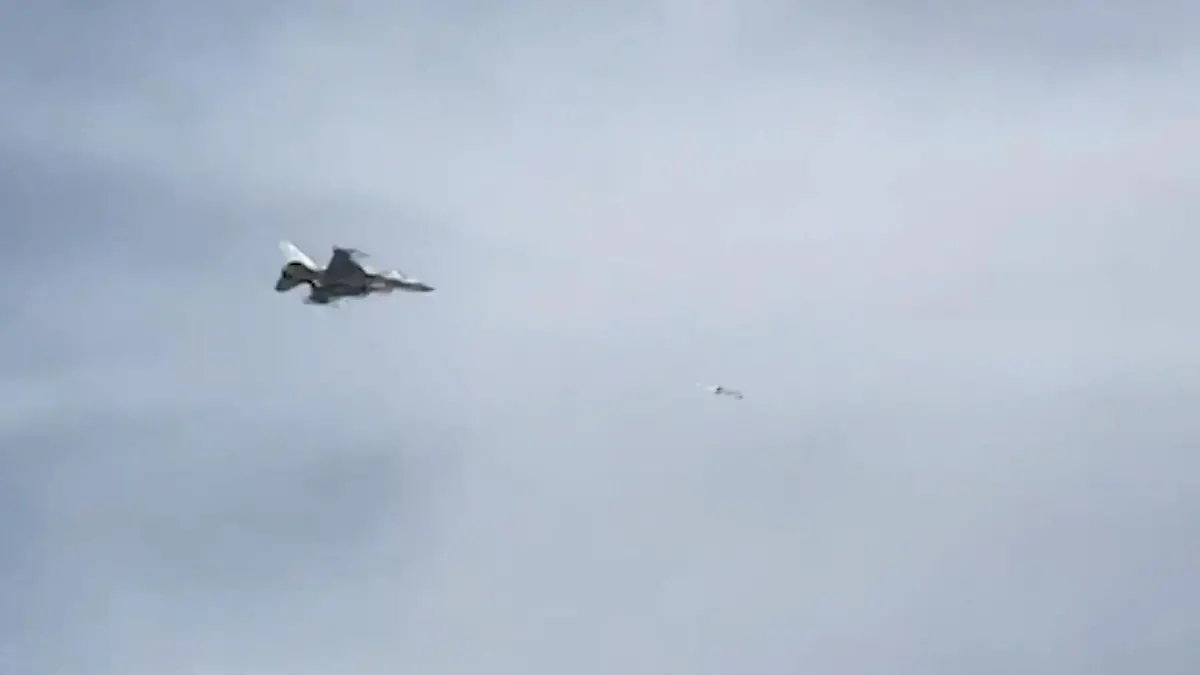 Bild zu: "Luftkampf am Traumstrand! Touristen filmen Drohnen-Jagd über Dubai"