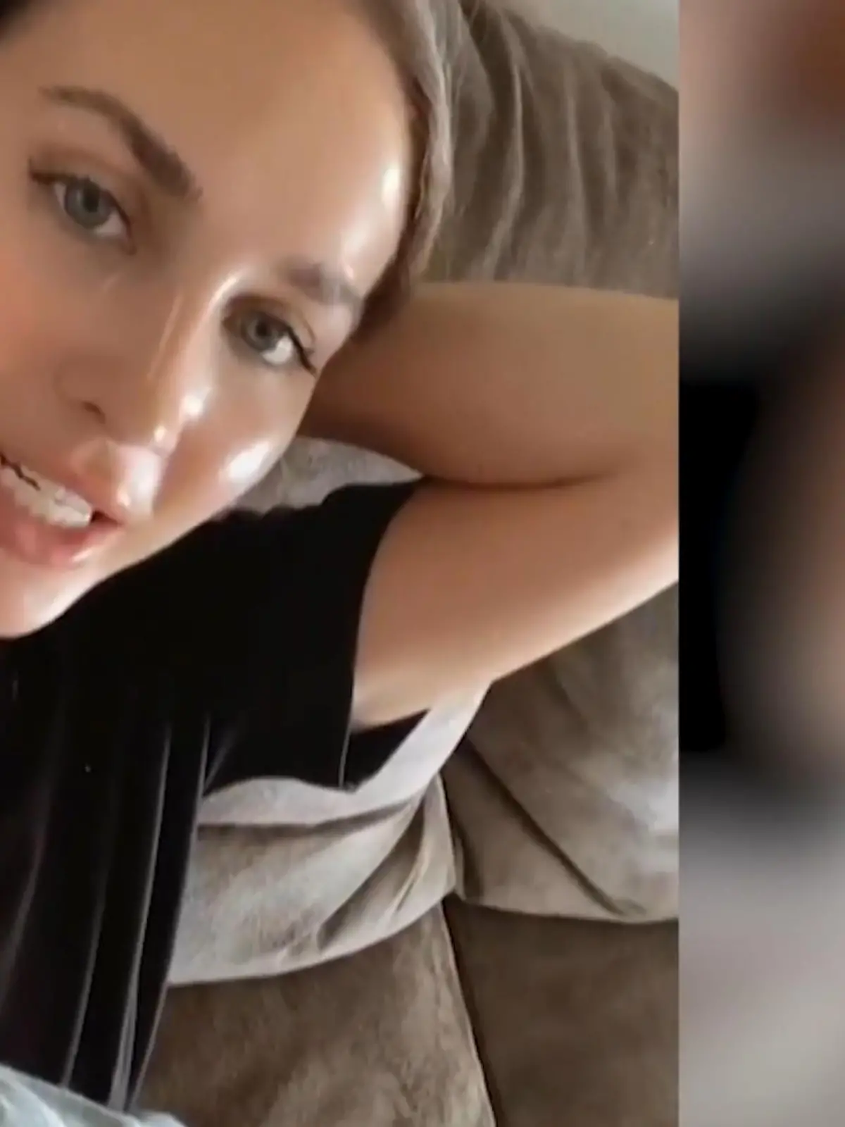 Bild zu: "Hat Ann-Kathrin Götze Dehnungsstreifen?"