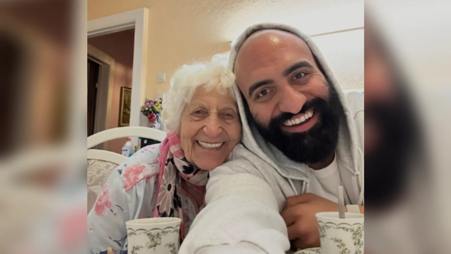 Pfleger und Influencer Rashid Hamid gedenkt Oma Lotti auf Instagram zu ihrem ersten Todestag.