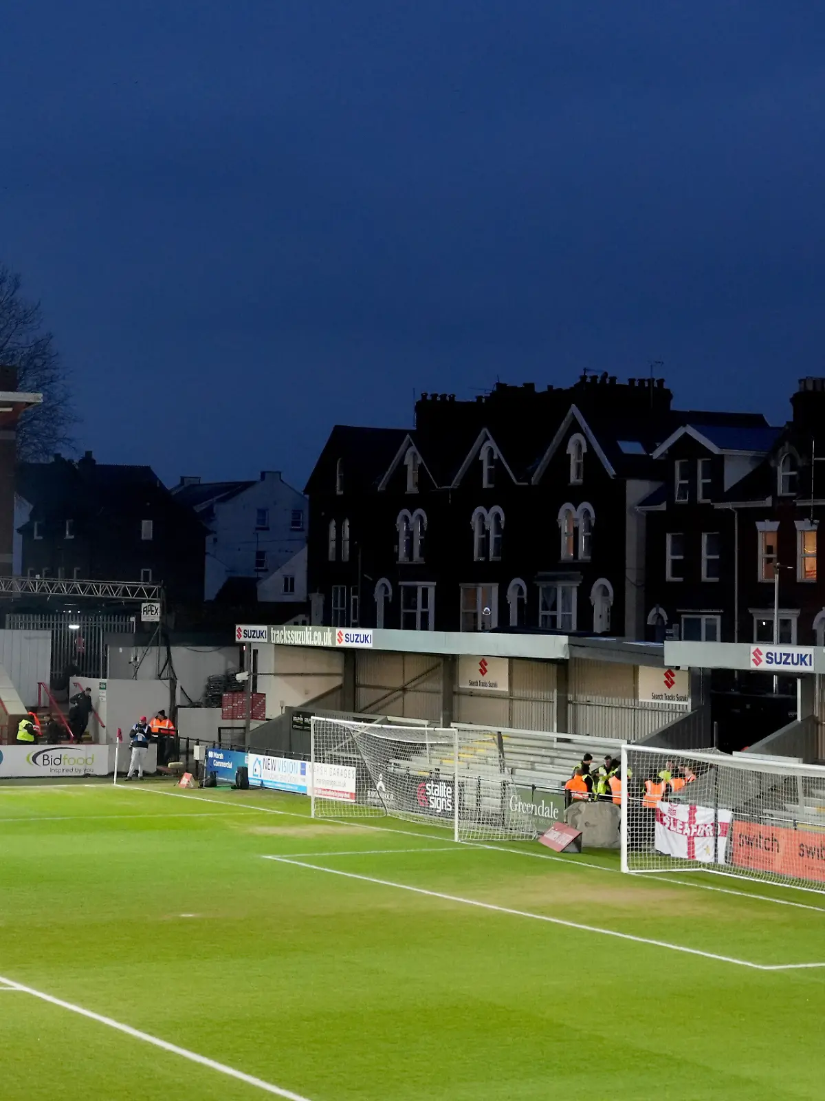 Exeter City v Nottingham Forest - Emirates FA Cup - Fourth Round - St James Park. General view of the stadium before the Emirates FA Cup fourth round match at St James Park, Exeter. Picture date: Tuesday February 11, 2025. See PA story SOCCER Exeter. Photo credit should read: Adam Davy/PA Wire. RESTRICTIONS: EDITORIAL USE ONLY No use with unauthorised audio, video, data, fixture lists, club/league logos or "live" services. Online in-match use limited to 120 images, no video emulation. No use in betting, games or single club/league/player publications. URN:78987531