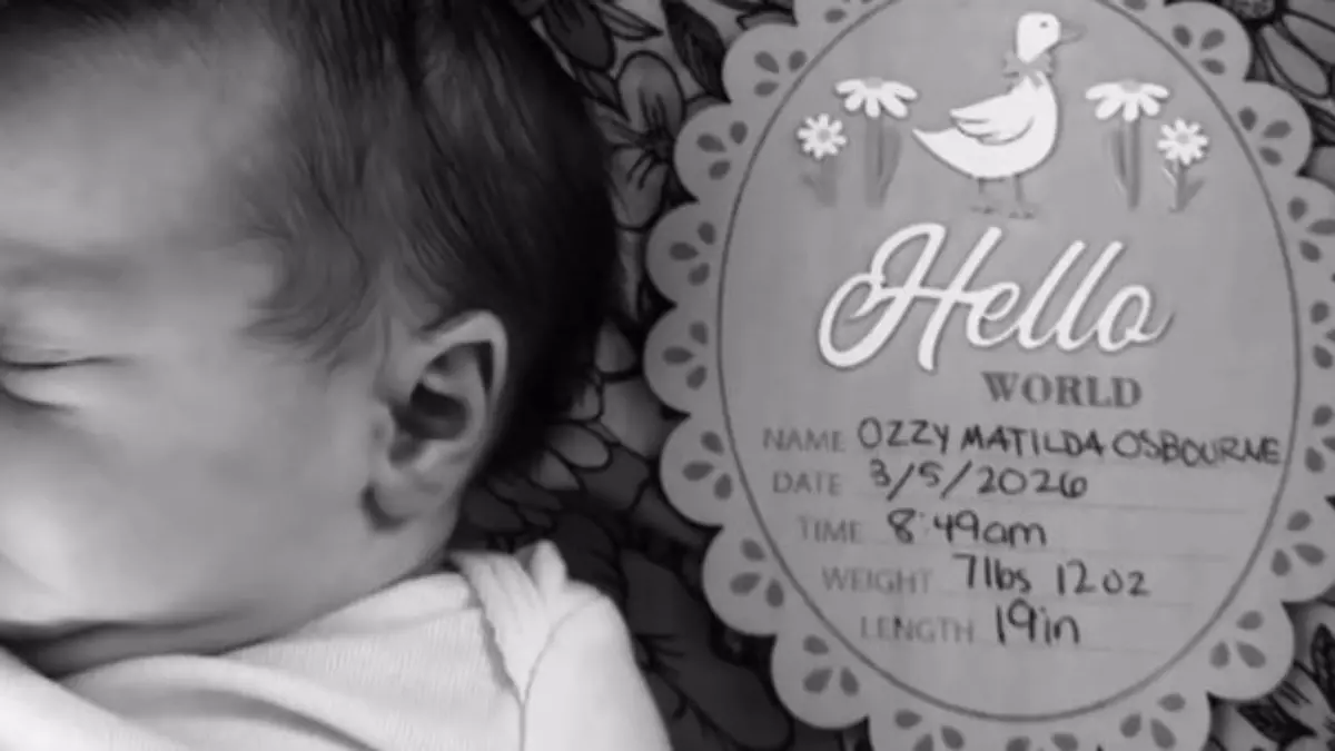 Jack Osbourne benennt seine neugeborene Tochter nach Musiklegende Ozzy Osbourne.