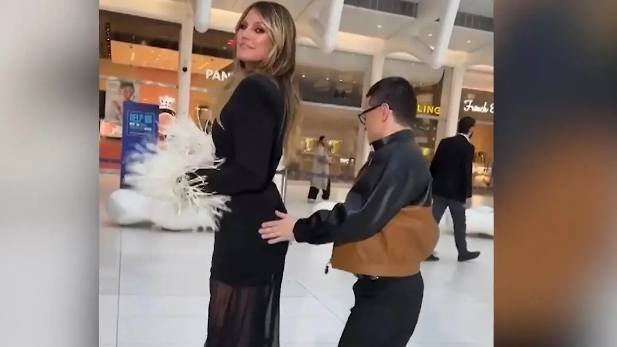 ER versohlt Heidi Klum den Hintern – doch Model klatscht sofort zurück! Bei Dreharbeiten für Project Runway