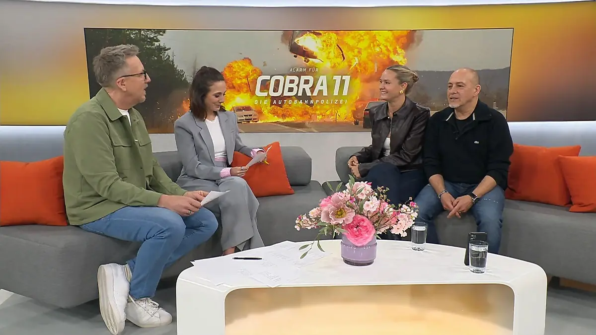 Von diesen Fakten sind auch Pia Stutzenstein und Erdogan Atalay überrascht Backstage-Quiz zu 30 Jahren "Alarm für Cobra 11"