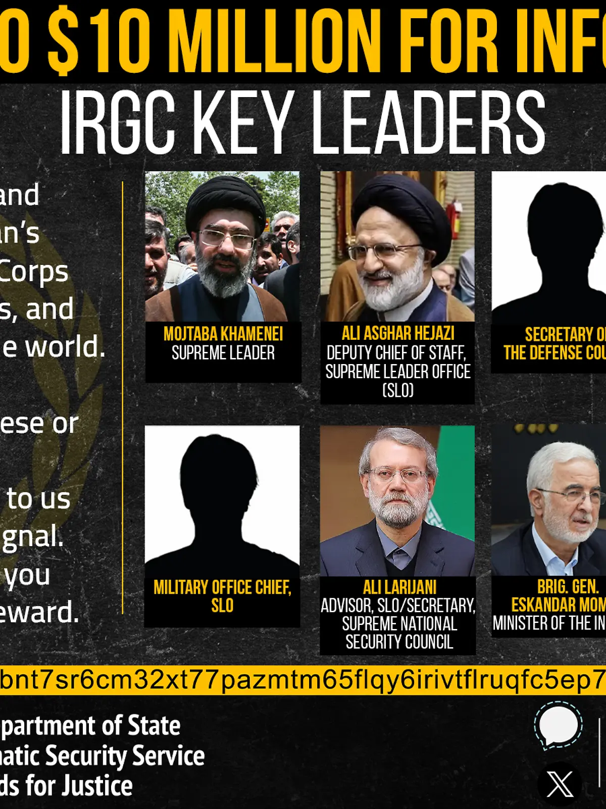 Bild zu: "USA wollen Irans Elite! Millionen-Kopfgeld auf Regime-Chef!"