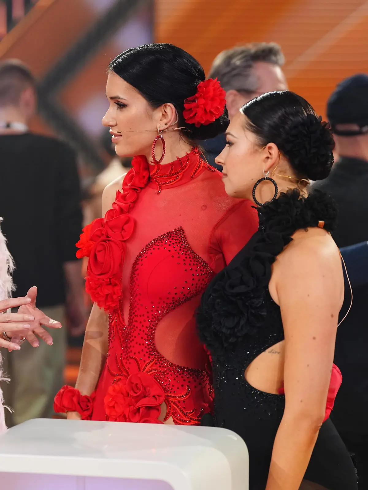 Frauke Ludowig mit Vanessa Borck und Vica Sauerwald