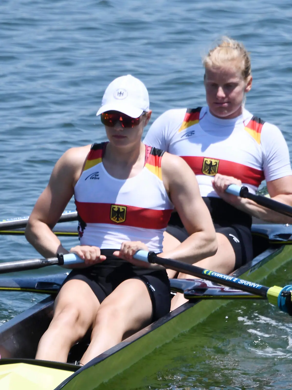  MENZEL Leonie und THIELE Annekatrin Team GER Frauen Doppelzweier TOKYO Olympic Games, Olympische Spiele, Olympia, OS 2020 Sommerspiele in Tokyo 1.Tag Rudern am 23. 07.2021 in Tokyo *** MENZEL Leonie and THIELE Annekatrin Team GER Women Double sculls TOKYO Olympic games 2020 Summer games in Tokyo 1 day rowing on 23 07 2021 in Tokyo